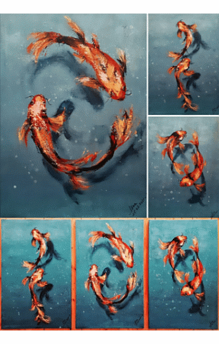 ArteDiAlina.com painting: Love in depth